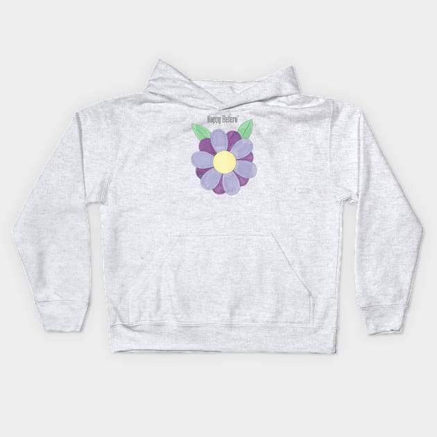 Happy Hetero "Floral Love" Kids Hoodie by Happy Hetero™